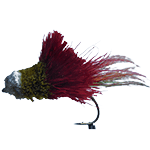 image of red Deer Hair Diver fly